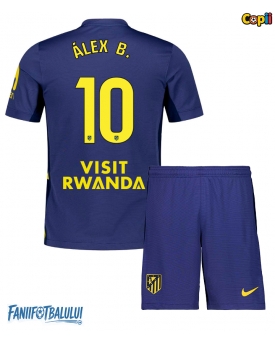Atletico Madrid Alex Baena #10 Echipament de Fotbal Replică 2025-26 Copii Deplasare (+ Șorturi)